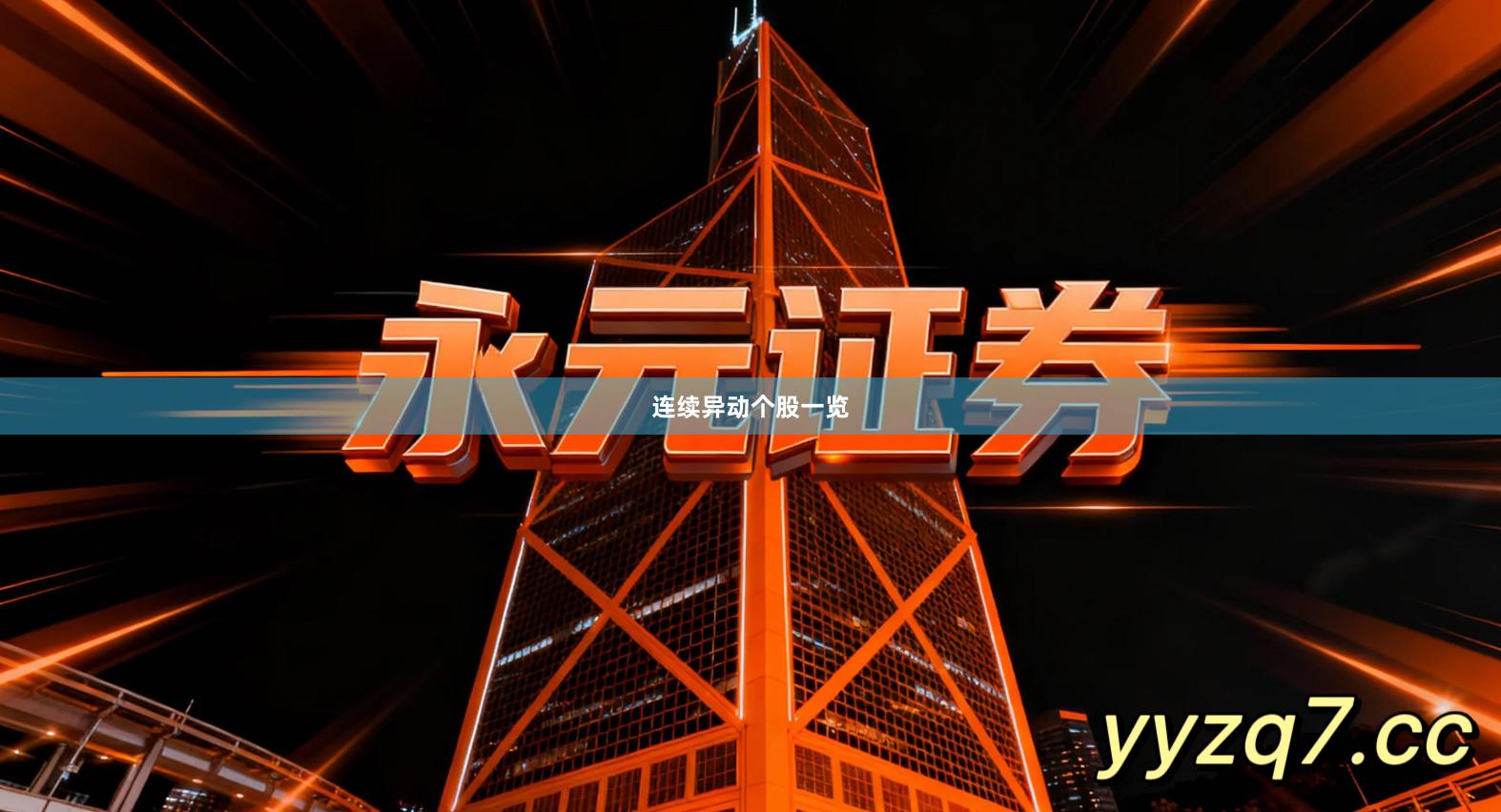 连续异动个股一览